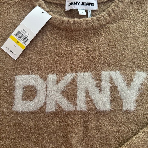DKNY JEANS women's beige sweater M, new