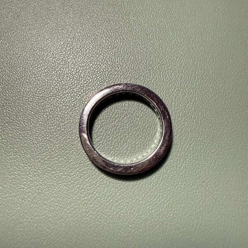Silver 925 wedding ring with zircon like new, size 52