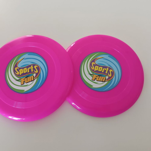 Set of 2 pink frisbees Sports Fun new