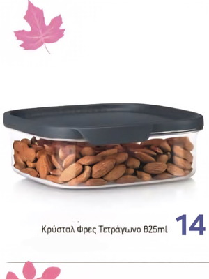 Crystal Fres square 825ml new food container