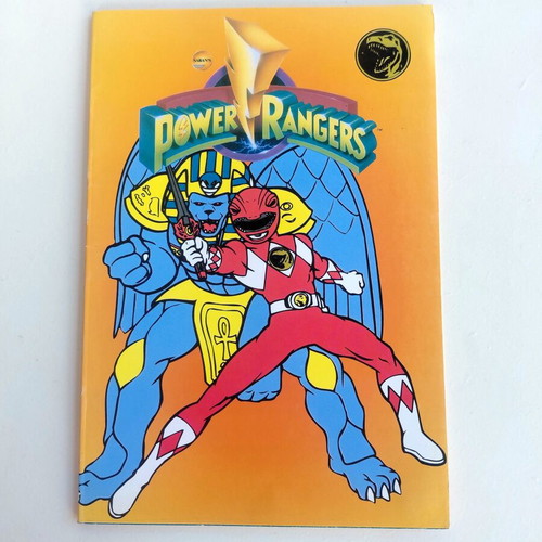 Power Rangers Mighty Morphin 1995 school notebook new, regular size