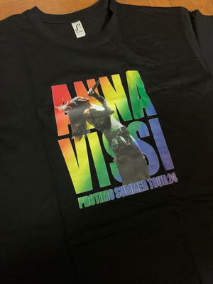 ΑΝΝΑ ΒΙΣΣΗ συλλεκτικό T-shirt, large, μαύρο, ProTimo Summer Tour 24