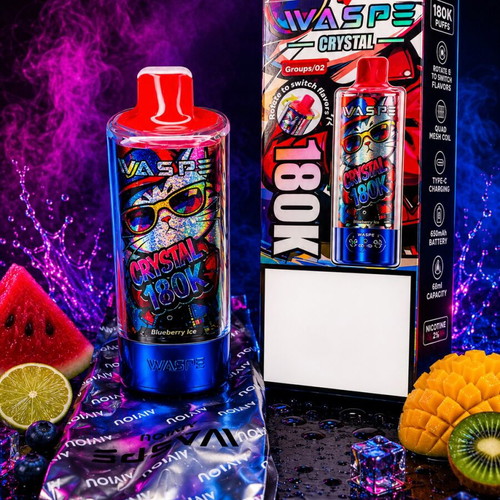 Crystal Vape 180000 Puffs Premium Edition 8-in-1 Flavors
