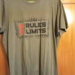 Μπλούζα tshirt No rules No limits μέγεθος Large σαν καινούργιο, μπεζ