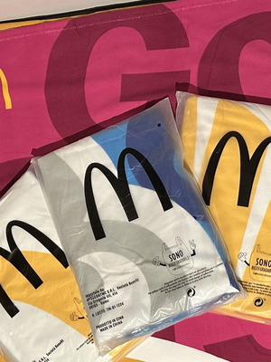 Mc Donald’s beach towel set, 4 different
