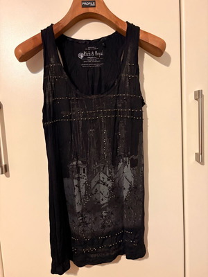 Rich & Royal blouse size M black like new
