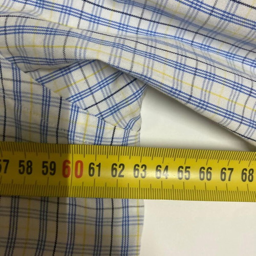 Ralph Lauren Oxford shirt L 16¼ Custom Fit blue yellow