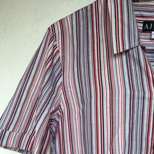 Armani Jeans Vintage Linen Cotton Shirt L Like New