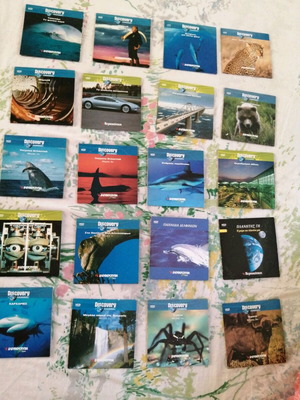 Ντοκιμαντέρ DVD καινούργια, πακέτο 179 τεμαχίων