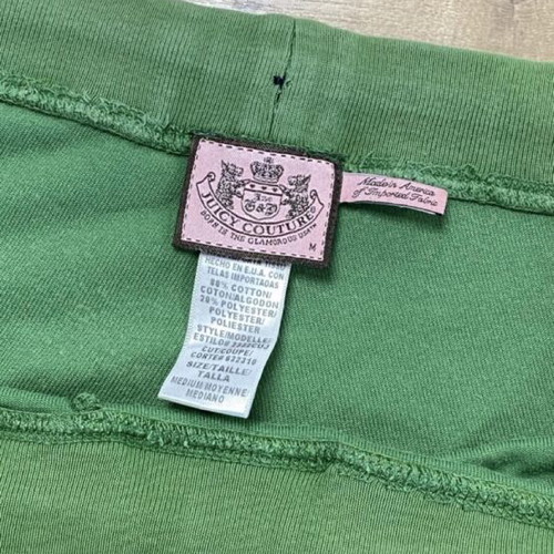 Juicy Couture Y2K green tracksuit bottoms