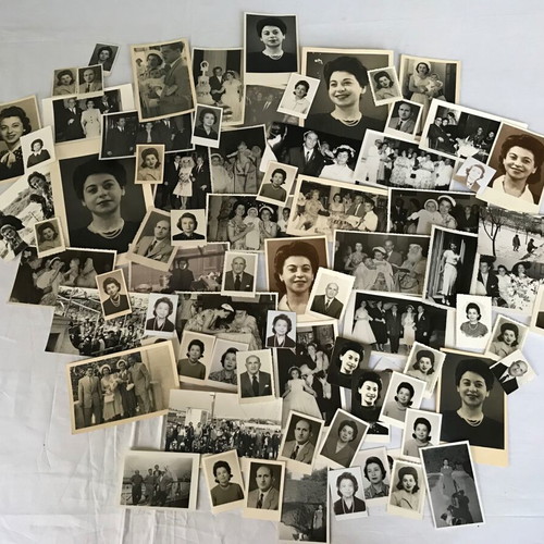 Set of old photos used
