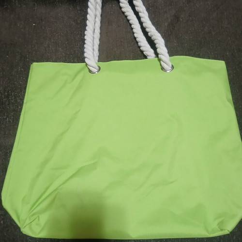 Beach bag new, green, 48×37 cm
