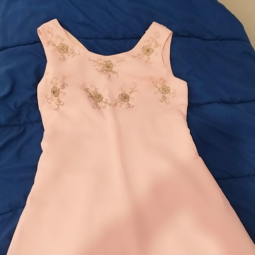 Handmade pink dress like new, size Medium