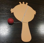 Wooden children's racket new