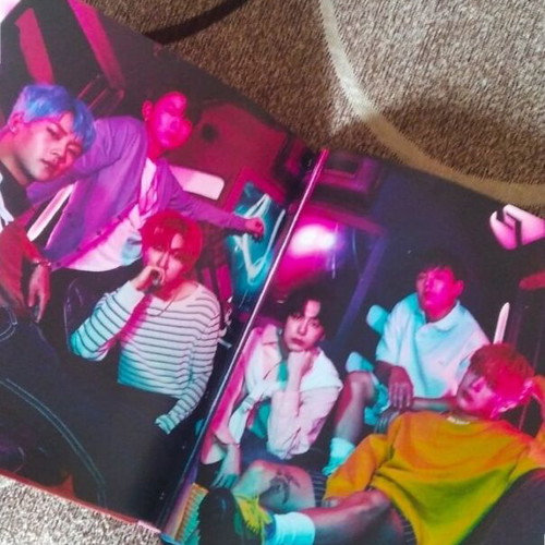 Monsta X All About Luv ver.1 album used with CD, poster and group pc