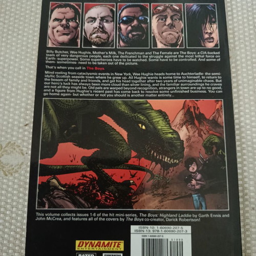 The Boys volume 8 Highland Laddie TPB first printing Dynamite