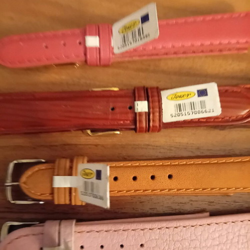 Watch straps new, set of 4 pieces