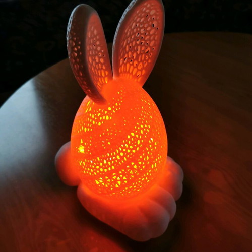 Easter Bunny Egg Lamp like new