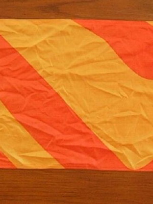 Banner μεταχειρισμένο από τους Ολυμπιακούς Αγώνες Αθήνα 2004 πορτοκαλί