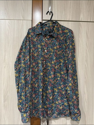 Antony Morato Men's Floral Shirt Medium Like New Multicolor
