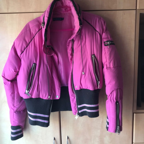 Pink jacket medium short used like new