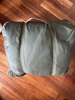 Vintage military-style sleeping bag