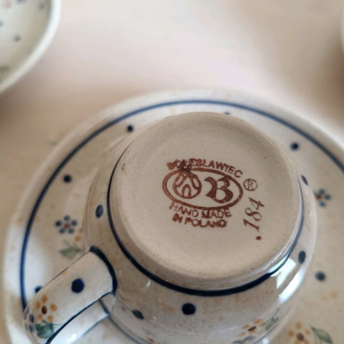 Polish cups like new, handmade