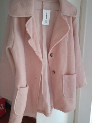Παλτό nude καινούργιο, one size, powder pink