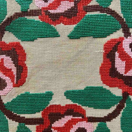 Handmade embroidery used, 0.33x0.32 m