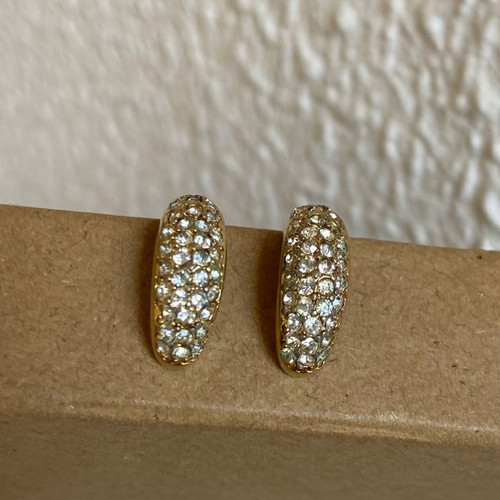 Christian Dior vintage clip-on earrings used from the 80s