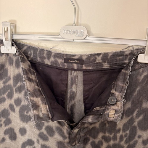 Massimo Dutti leopard pants like new, size S