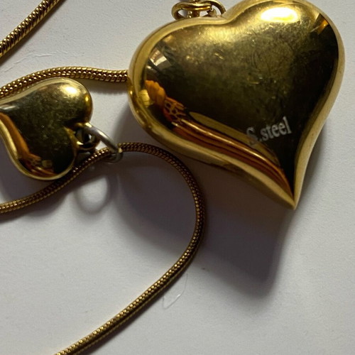 Ozze necklace stainless steel with clasp, does not tarnish