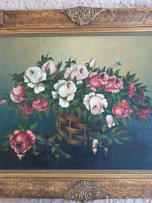 Painting like new, dimensions 63x75 cm