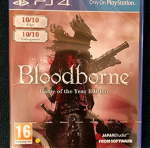Bloodborne Game of the year Ps4