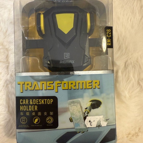 Remax RM-C26 Car Mount in Black/Yellow Color New
