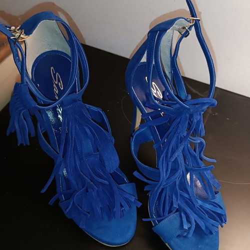Sante shoes blue sandals size 40 new