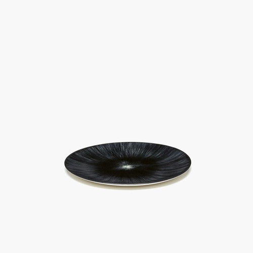 Set of 2 porcelain plates 17.5cm by Ann Demeulemeester for Serax