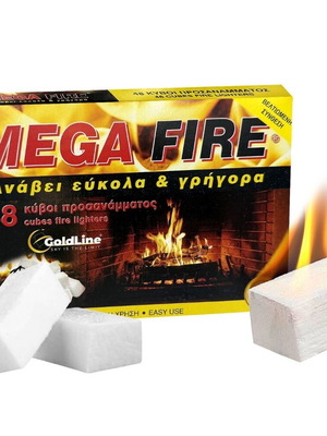 White firelighter pack of 48 cubes 205 gr, new