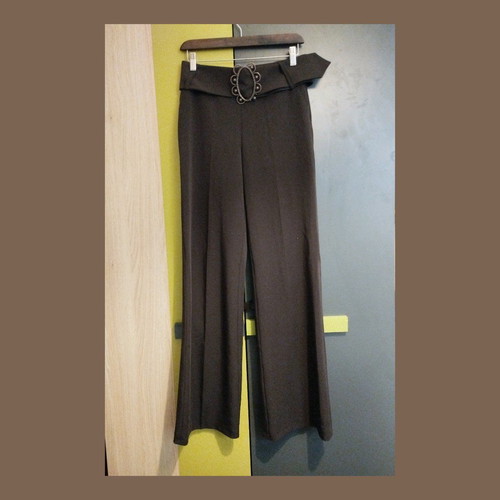 Zigzag women's pants used twice, brown, size S