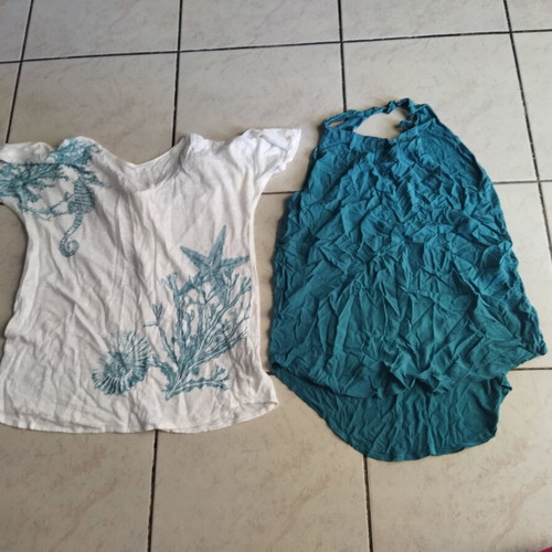 Set of two Attrattivo and Massimo Dutti tops like new, summer wear