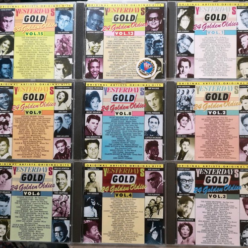 Yesterday's Gold CD used, pack of 9, pop