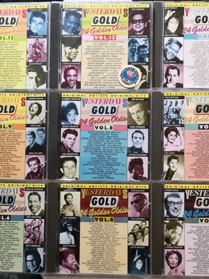 Yesterday's Gold CD used, pack of 9, pop