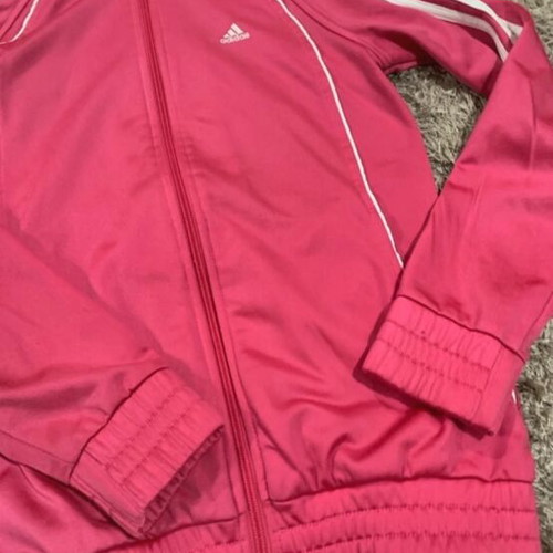 Adidas pink women's jacket size S used