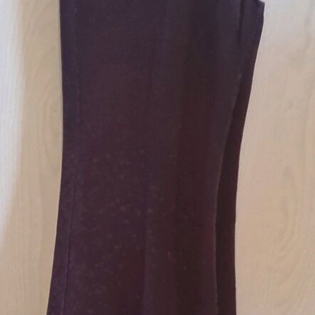 Navaho women's flared pants new, eggplant-bordeaux color, size L