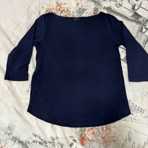 H&M navy blue blouse size S like new, oversized fit