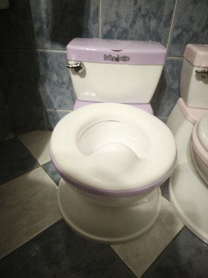 Baby Wise yoyo potty with flush sound and storage