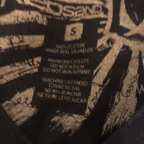 Redsand men's black T-shirt size S like new collectible