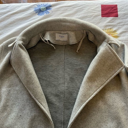 Unisex gray Zara Basic coatigan like new