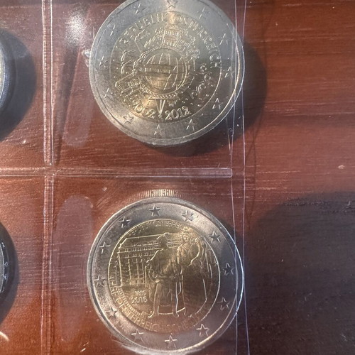 2 Euro commemorative coins Austria set of 5 like new