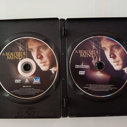 A Beautiful Mind DVD used with subtitles